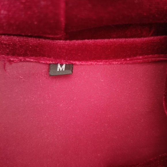 M🌹Velvet Hoodies Velour Hooded Sweatshirt Hip Hop Kangaroo Pocket - Picture 10 of 11